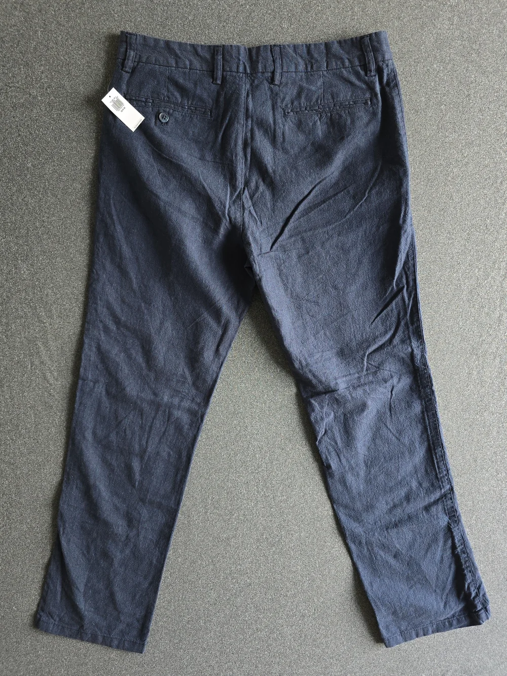 Old Navy 90s Straight Leg Linen Blend Pants Men's Size 32 Olive Navy Lot of 2